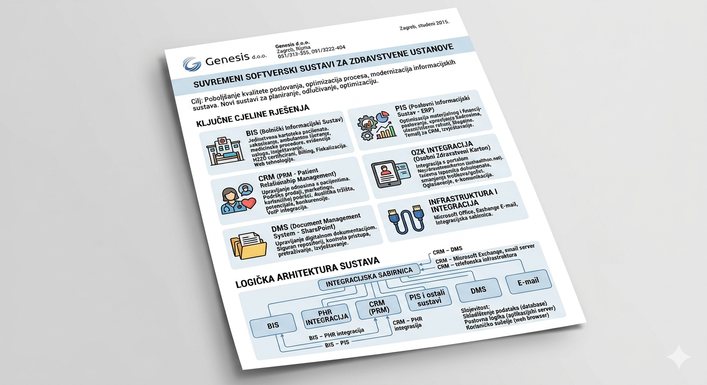 Genbis: certificirani zdravstveni softver koji mijenja način rada privatnih klinika i ambulanti
